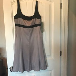 Black and gray dress